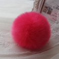 thumbnail image 5 of Trendigt Telefonband Färgglatt Nyckelring Mångsidig Nyckelkedja Fluffig Boll Hänge Nyckelring Stilfull Dekoration för Kvinnor Män Ljusgrö, 5 of 5