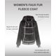 thumbnail image 3 of Chaqueta de piel sintética Bellivera 1712014A para mujer gris talla M, 3 of 6