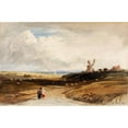 thumbnail image 3 of John Varley 24x17 Black Modern Framed Museum Art Print Titled - Small Landscape (Dutch), 3 of 5
