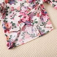 thumbnail image 6 of NAFUU Girls Skirt Sets 2 Piece Back To School Outfit Long Sleeve Floral Blouse Button Down Shirts and A-Line Pleated Skirts Casual Wear 8-9 Years, 6 of 9
