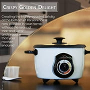 Pars Automatic Persian Rice Cooker - Tahdig Rice Maker Perfect Rice Crust, 4 Cup