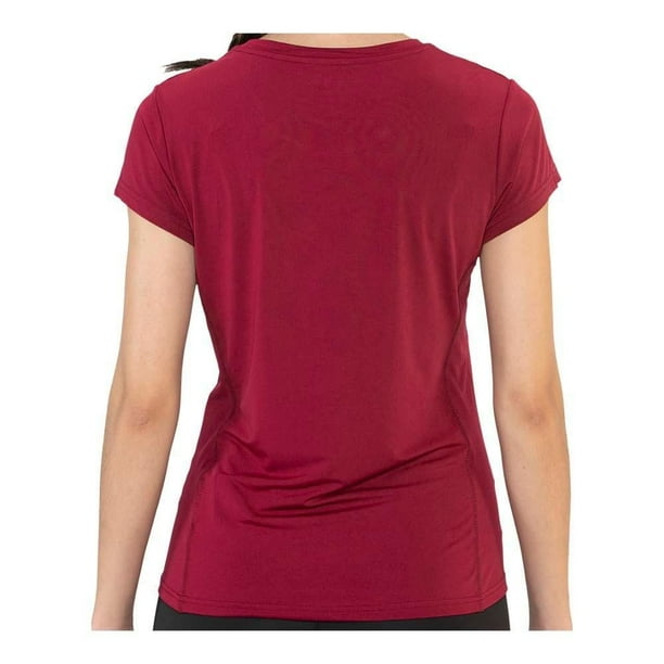 Playera Wilson para Mujer, Deportivo Vino Talla CH Walmart en línea