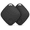 black, variant on Itagpro GPS Tracker, Real-Time Global Location and Two-Way Finder for iOS and Android, with Lanyards，White：3-Pack