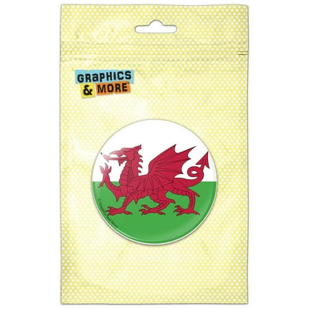 

Wales Flag Refrigerator Button Magnet