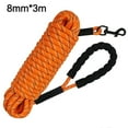thumbnail image 2 of Long Leash for Dog Training Reflective Nylon Rope Lead, Check Cord for Dogs Walking, Camping orange 10feet, 2 of 5