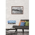 thumbnail image 2 of Lunching on a Crossbeam Wall Poster, 14.725" x 22.375", Framed, 2 of 3