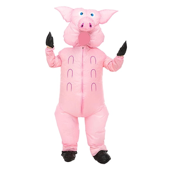 Disfraz inflable de cerdo Fernando para niños