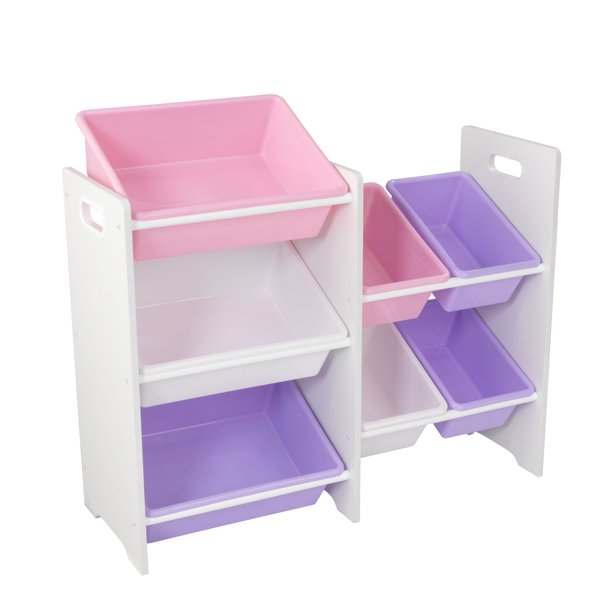 kidkraft 5 plastic bin storage unit