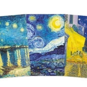 مجموعات دفاتر الملاحظات الصغيرة مجموعة فنسنت فان جوخ المكونة من 3 دفاتر ملاحظات صغيرة (غلاف ورقي)