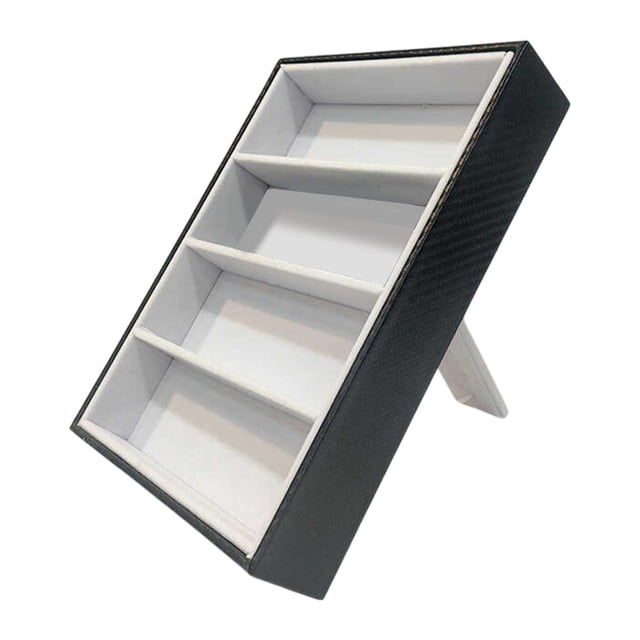 Caja de anteojos de la bandeja de gafas de Multiuse 4 compartimentos El almacenamiento protege con soporte para