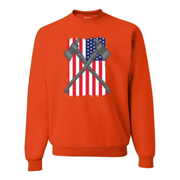 Download Wild Bobby - Firefighter Fire Courage Honor USA Flag| Mens ...