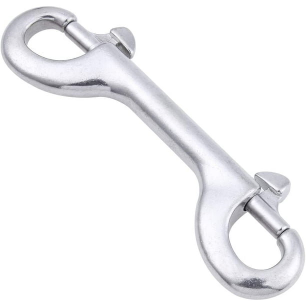 AOWISH Double Ended Bolt Snap Hooks, Marine Grade Double End Scuba Diving  Clips, 316 Stainless Steel Trigger Chain Clip 