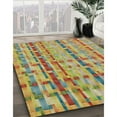 thumbnail image 3 of Ahgly Company Machine Washable Indoor Rectangle Transitional Sienna Brown Area Rugs, 2' x 5', 3 of 7