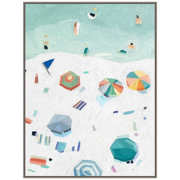 Amanti Art Beach Vista II Framed Canvas Wall Art Print