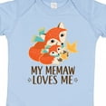 thumbnail image 4 of Inktastic Memaw Loves Me Fox Grandchild Boys or Girls Baby Bodysuit, 4 of 5