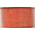 thumbnail image 7 of Offray Ribbon, Torrid Orange 1 1/2 inch Woven Burlap Woven Ribbon, 9 feet, 7 of 7