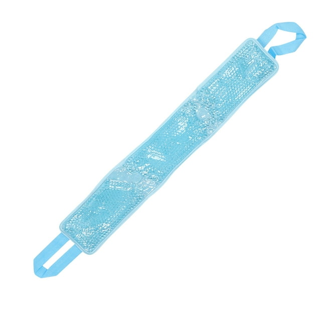 Neck Ice Pack Hot Cold Compress Gel Pack for Neck - Adjustable Elastic Band, Flexible & Convenient with Soft Plush Backing