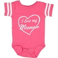thumbnail image 3 of Inktastic I Love My Meemaw in White Chalk Heart Boys or Girls Baby Bodysuit, 3 of 5