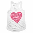 thumbnail image 1 of Def Leppard 1980's Heavy Hair Metal Band Sugar Heart Womens Racerback Tank Top, 1 of 2