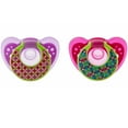 thumbnail image 1 of The First Years GumDrop Hospital Pacifier With Ring - 6-18 Months - Girl, 1 of 2