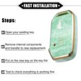 thumbnail image 7 of Unique Bargains Key Fob Cover Compatible for Kia Soul 2020-2022, Durable TPU Remote Keyless Smart Key Fob Case Protection Shell Green, 7 of 7
