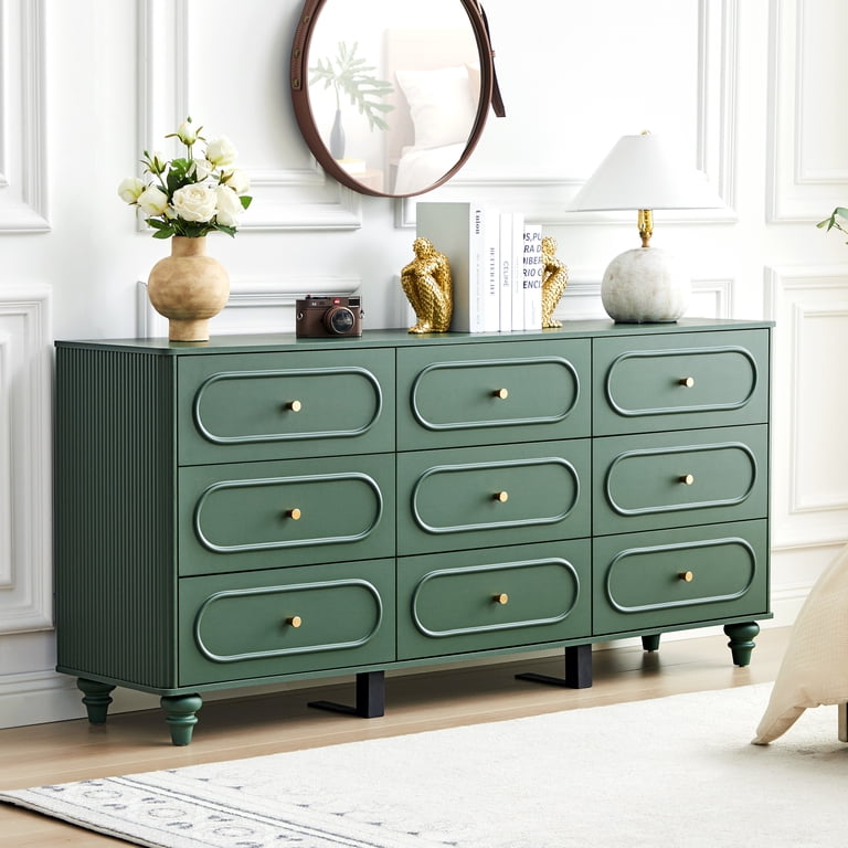 fluted dresser Meridian Fluted Black Dresser main image 0