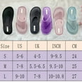 thumbnail image 5 of MAXHONG Women’s Indoor Slippers Lady’s Memory Foam Flip Flops, Velvet House Spa Comfy Slide on Slippers for Women Open Toe Shoes, 5 of 6