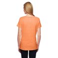 thumbnail image 3 of Hanes Womens X-Temp V-Neck T-Shirt, M, Neon Orange Heather, 3 of 3