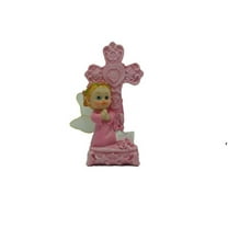 6.5 Inch Praying Angel Figurine Baptism & Communion Party Favors Decoration Girl (12 Pieces)