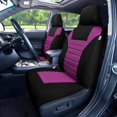 thumbnail image 3 of FH Group Car Seat Covers Full Set Purple 3D Air Mesh - Universal Fit, Automotive Seat Covers, Airbag Compatible, Split Bench Rear Seat, Washable Car Seat Cover for SUV,Sedan, 3 of 9