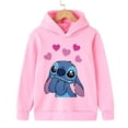 thumbnail image 3 of Sudadera con capucha Kawaii Lilo Stitch para niños y niñas, ropa de moda para bebés, sudadera de punto cálida de otoño, 2024, 3 of 5