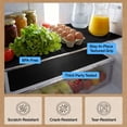 thumbnail image 5 of GORILLA GRIP Shelf Liner, DuraGuard Ribbed Waterproof Drawer, Cabinet Protection, 20x20, Black, 5 of 10
