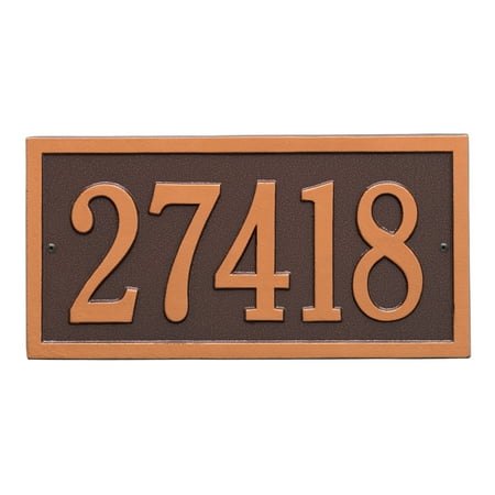 Personalized Bismark 1-Line Standard Wall Plaque in Copper