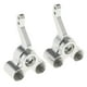 thumbnail image 5 of Portadores de buje trasero de aluminio CNC 2 uds para HSP 94122 94188 accesorios para camiones RC- Plata perfke Piezas del coche de RC, 5 of 9