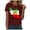 Wine, variant on GEWSEY Women's Iran Lion Sword Sun Crew Neck Short Sleeve Patriotic T-Shirt (Wine, S)