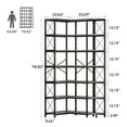 thumbnail image 3 of Condemo 7-Shelf Corner Bookshelf, Modern Industrial Tall Bookcase, 7-Tier Large L-Shaped Storage Shelf Display Rack, Gray Brown, 3 of 8