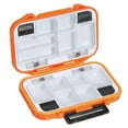 thumbnail image 1 of Unique Bargains Waterproof Fishing Lure Box, Two-Sided Plastic Fish Tackle Bait Small Case Storage Container, Orange, 1 of 5