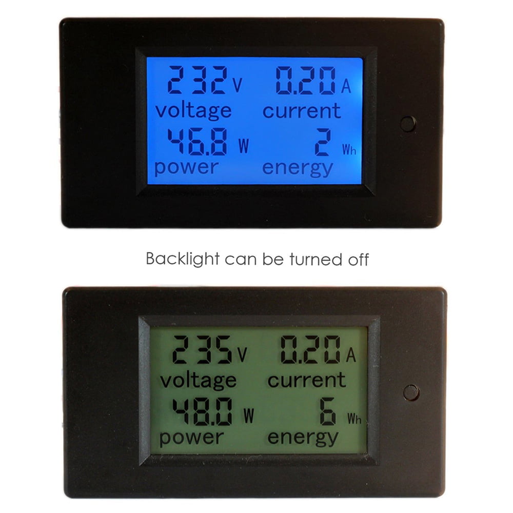 Details about   100A AC 260V Digital LCD Panel Voltage Meter Power Energy Ammeter Voltmeter NEW 