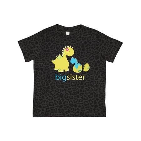 

Inktastic Big Dinosaur Sister Gift Toddler Toddler Girl T-Shirt