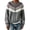 Gray&15#0903l, variant on Garbnen Fair Isle Cardigan Sweater Women Vintage Long Sleeve Open Front Womens Cardigans Lightweight Crew Neck Full Zip Fashion Fall Winter Outwear Gray Cardigans for Women Knit Coat XXXL