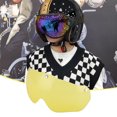 thumbnail image 3 of Soidarity Sombrero de bicicleta de carretera, gafas profesionales para hombres, fáciles de desmontar, lentes de repuesto coloridas, gafas de montar con Bicicletas eléctricas Amarillo Soidarity OD027270-01, 3 of 6