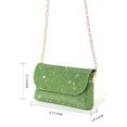 thumbnail image 2 of Bolsos Con Sobre Diamantes Imitación 2023 Minibolsos Noche Piel Sintética para Mujer (verde), 2 of 9