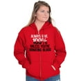 thumbnail image 4 of Always Give 100 Unless Donating Blood Zip Up Hoodie Men's Women's Brisco Brands L, 4 of 6