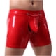 thumbnail image 1 of Calzoncillos bóxer informales con botones para hombre, calzoncillos de charol, cintura baja, Sexy Pompotops qyievc5200, 1 of 9
