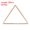 Rose Golden, variant on Earrings Beading Hoop 0.6X0.6" Triangle Finding Ring Open Bezel Pendant Frame Charm, Bronze, 30 Pack