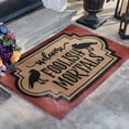 thumbnail image 1 of Riforla Halloween Doormat Blanket Welcome Home Front Door Decorations Decor Carpet D One Size, 1 of 1