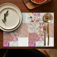 thumbnail image 5 of Pioneer Flower Floral Print Pattern Summer Placemats Table Placemats Set Of 4-Linen Kitchen Washable Placemats Table Mats 12x18 Inch Non-Slip Heat Resistant, 5 of 6