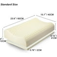 thumbnail image 3 of TALATEX 100% Natural Premium Latex Pillow, Adjustable Orthordic Ergonomic Pillow Helps Relieve Pressure, Neck and Shoulder Pain, Perfect Package Best Gift, 3 of 8
