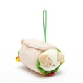 thumbnail image 3 of Anirollz Ornament Plush Keychain Puppy Burrito Bunny Hot Dog Toy 3" Set B, 3 of 5