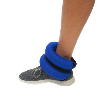 Ankle Exercise Weights by Fitness Fanatic (Set of 2 3 lb. Each)